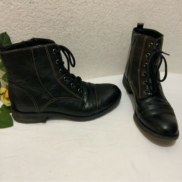 Sofft Lace Up Ankle Boots black women size 8.5 M - Picture 1 of 15